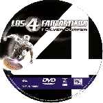 carátula cd de Los 4 Fantasticos Y Silver Surfer - Custom - V07