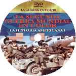carátula cd de La Segunda Guerra Mundial En Color - La Historia Americana I - Custom