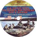 carátula cd de La Segunda Guerra Mundial En Color - La Historia Americana I I - Custom