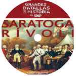 carátula cd de Grandes Batallas De La Historia En Dvd - Saratoga - Rivoli - Custom