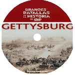 carátula cd de Grandes Batallas De La Historia En Dvd - Gettysburg - Custom
