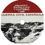 carátula cd de Grandes Batallas De La Historia En Dvd - Guerra Civil Espanola - Custom