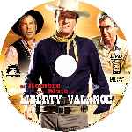 carátula cd de El Hombre Que Mato A Liberty Valance - Custom - V3