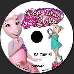 carátula cd de Angelina Ballerina - Pop Star Girls - Custom - V2