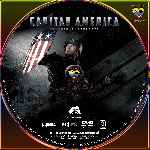 carátula cd de Capitan America - El Primer Vengador - Custom - V04