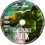 carátula cd de El Increible Hulk - 2008 - Custom - V04