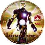 carátula cd de Iron Man - 2008 - Custom - V18