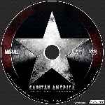carátula cd de Capitan America - El Primer Vengador - Custom - V07