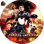 carátula cd de Capitan America - El Primer Vengador - Custom - V08