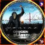 carátula cd de El Origen Del Planeta De Los Simios - Custom - V09