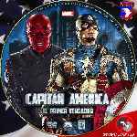 carátula cd de Capitan America - El Primer Vengador - Custom - V09