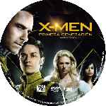 cartula cd de X-men - Primera Generacion - Custom - V07