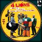 carátula cd de 4 Lions - Custom