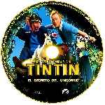 carátula cd de Las Aventuras De Tintin - El Secreto Del Unicornio - 2011 - Custom - V07