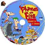 carátula cd de Phineas Y Ferb - Vacaciones De Verano - Custom