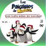 carátula cd de Los Pinguinos De Madagascar - Una Noche Antes De Navidad - Custom