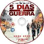 carátula cd de 5 Dias De Guerra