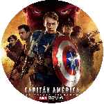 carátula cd de Capitan America - El Primer Vengador - Custom - V11
