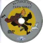 carátula cd de Las Aventuras De Tintin - El Vuelo 714 Para Sidney - Custom