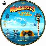 carátula cd de Madagascar 3 - De Marcha Por Europa - Custom