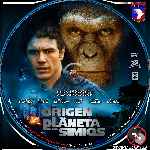 carátula cd de El Origen Del Planeta De Los Simios - Custom - V13