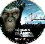 carátula cd de El Origen Del Planeta De Los Simios - Custom - V14