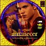 carátula cd de La Saga Crepusculo - Amanecer - Parte 01 - Custom - V11