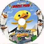carátula cd de Los Pinguinos De Madagascar - Operacion Hazte Pato - Custom