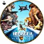 carátula cd de Ice Age 4 - La Formacion De Los Continentes - Custom - V5