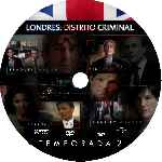cartula cd de Londres Distrito Criminal - Temporada 02 - Custom