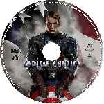 carátula cd de Capitan America - El Primer Vengador - Custom - V14