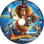 carátula cd de Madagascar 3 - De Marcha Por Europa - Custom - V2