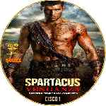 carátula cd de Spartacus - Temporada 03 - Venganza - Disco 01 - Custom - V2