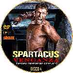 carátula cd de Spartacus - Temporada 03 - Venganza - Disco 04 - Custom - V2