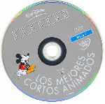 cartula cd de Tesoros Disney - Los Mejores Cortos Animados - Disco 01