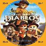 carátula cd de El Gato Con Botas - Los Tres Diablos - Custom