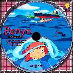 carátula cd de Ponyo En El Acantilado - Custom - V3