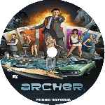 cartula cd de Archer - Temporada 01 - Custom