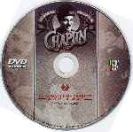 carátula cd de Los Clasicos Inmortales De Chaplin 02 - El Romance De Charlot
