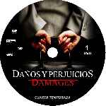 carátula cd de Danos Y Perjuicios - Temporada 04 - Disco 01 - Custom
