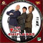 carátula cd de Los Tres Chiflados - 2012 - Custom