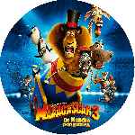 carátula cd de Madagascar 3 - De Marcha Por Europa - Custom - V3