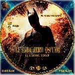 carátula cd de El Caballero Oscuro - La Leyenda Renace - Custom - V6