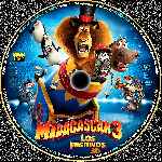 carátula cd de Madagascar 3 - Los Fugitivos - Custom
