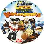 carátula cd de Los Pinguinos De Madagascar - Operacion Vacaciones - Custom