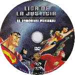 cartula cd de Liga De La Justicia - El Paraiso Perdido - Custom