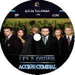 carátula cd de Ley Y Orden - Accion Criminal - Temporada 05 - Custom