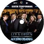 carátula cd de Ley Y Orden - Accion Criminal - Temporada 06 - Custom