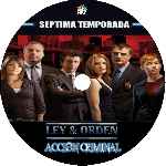 carátula cd de Ley Y Orden - Accion Criminal - Temporada 07 - Custom
