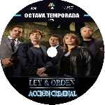 carátula cd de Ley Y Orden - Accion Criminal - Temporada 08 - Custom